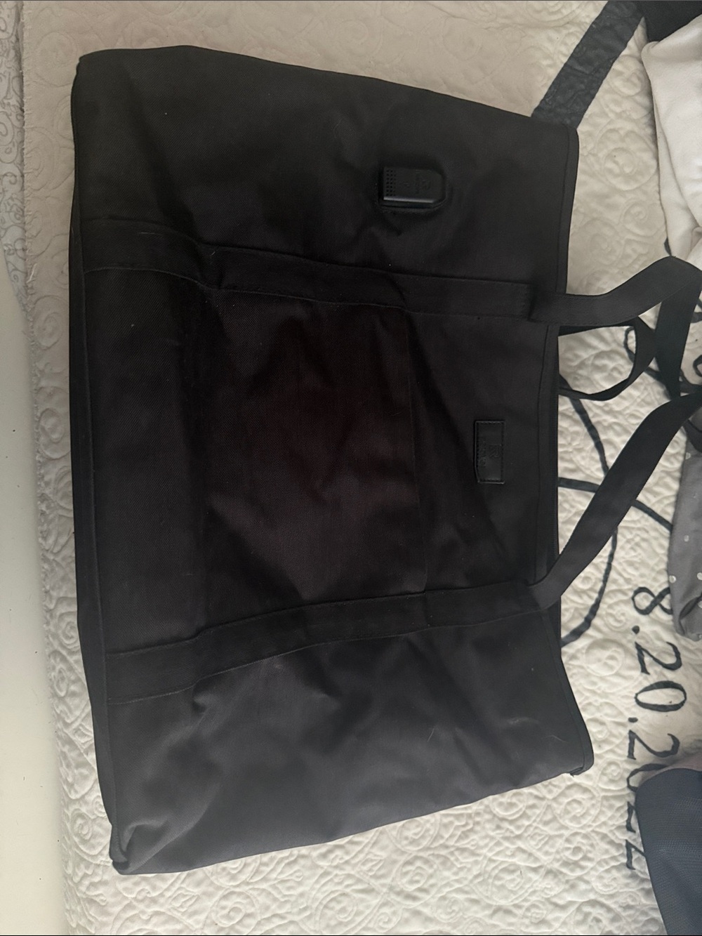 Black Men’s Tote Bag - Minimal Everyday Carry